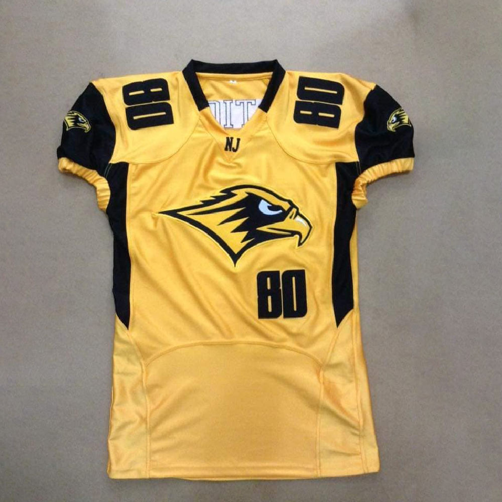 National Apparels New Top Embroidered American Stitched Football Jersey Support Personal Customization Customized Embroidered Logos